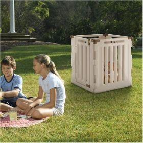 Convertible Indoor Outdoor Pet Playpen (size: 4 Panel)