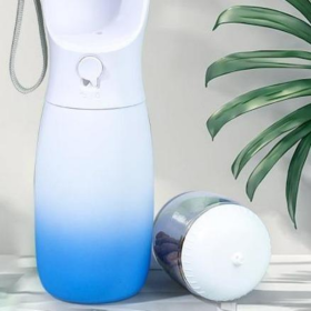 Pet Fashion Hydration Gradient Travel Kettle (Option: Whiteblue)