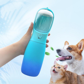 Pet Fashion Hydration Gradient Travel Kettle (Option: Blueblue)